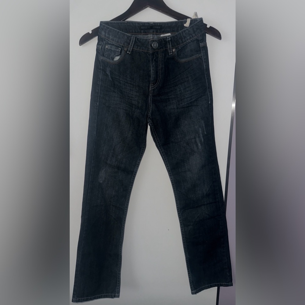 IKKS: Dark Blue Wash Denim Jeans